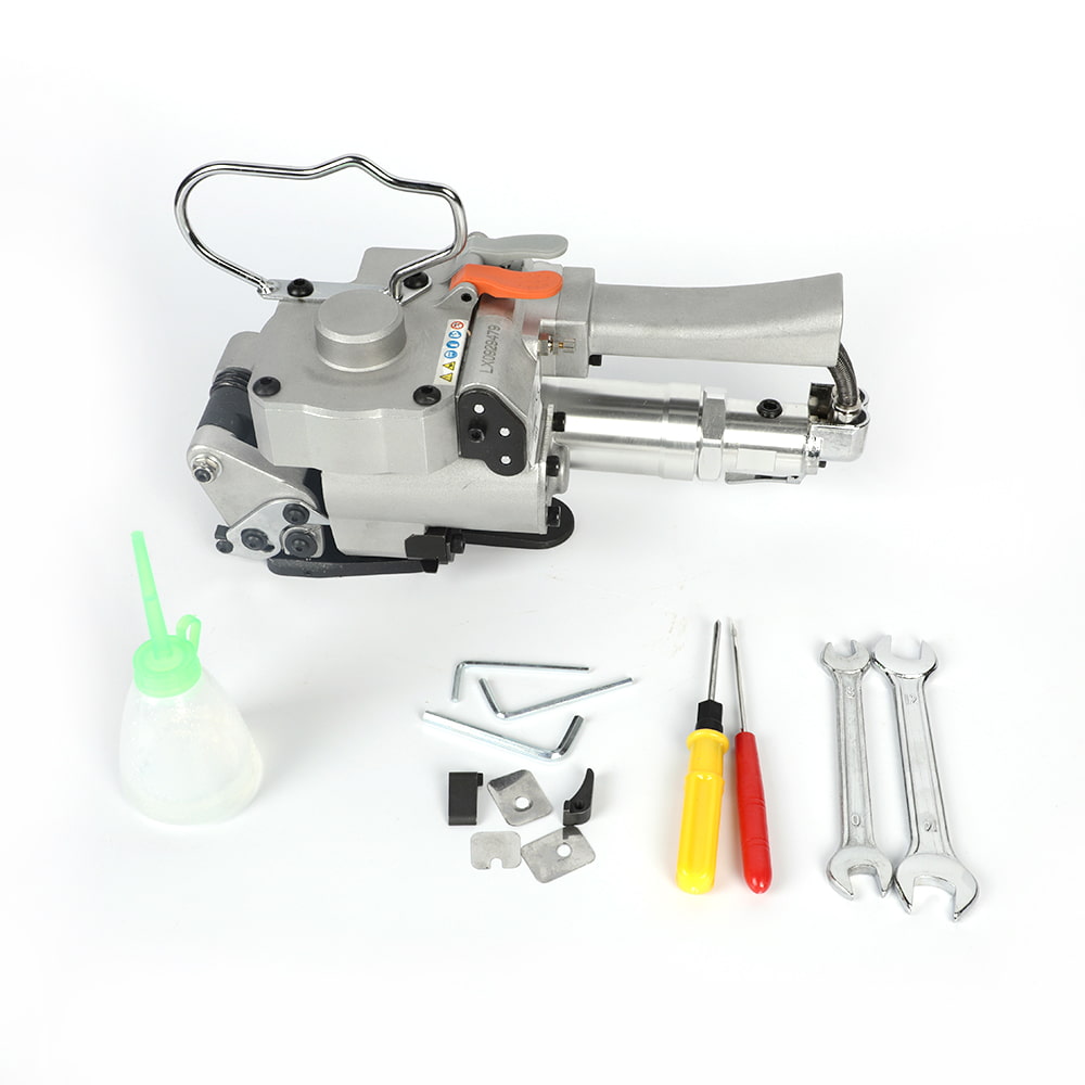 Reggiatrice portatile semiautomatica pneumatica PP PET