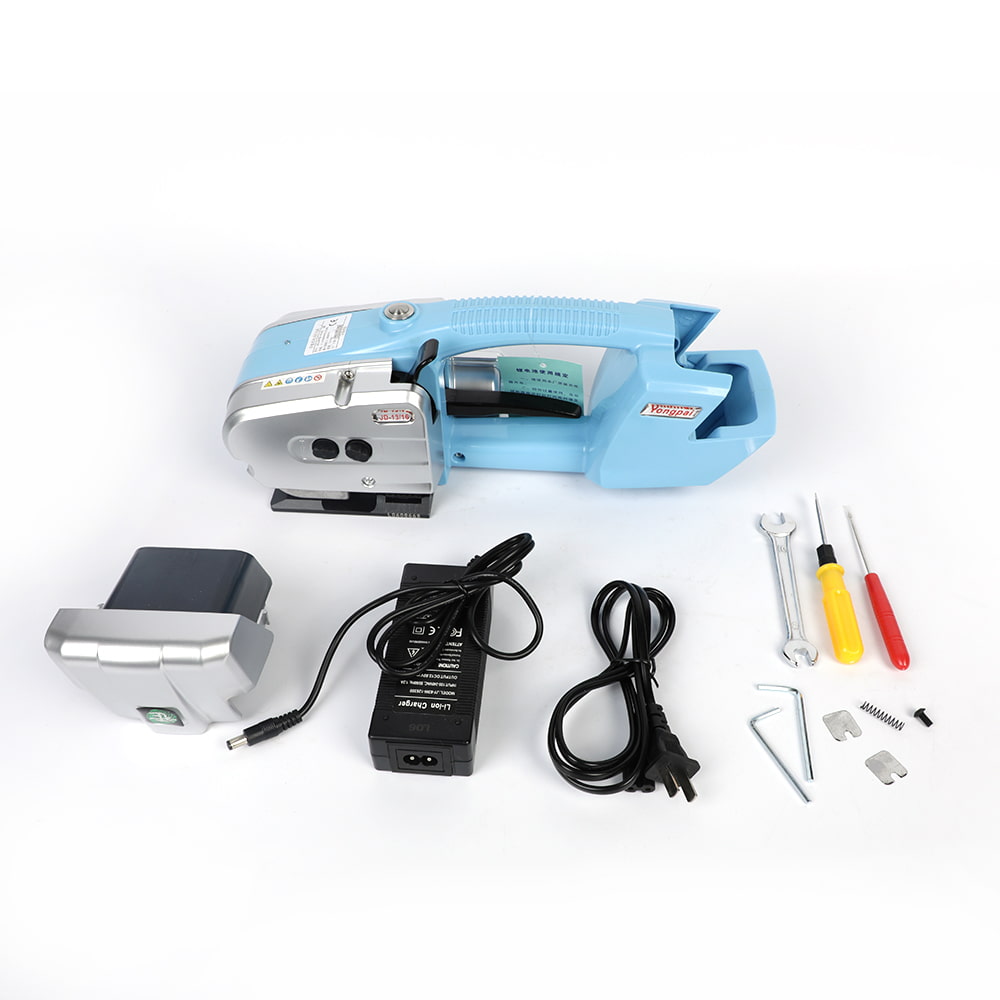 Reggiatrice elettrica portatile in PET ad accumulo