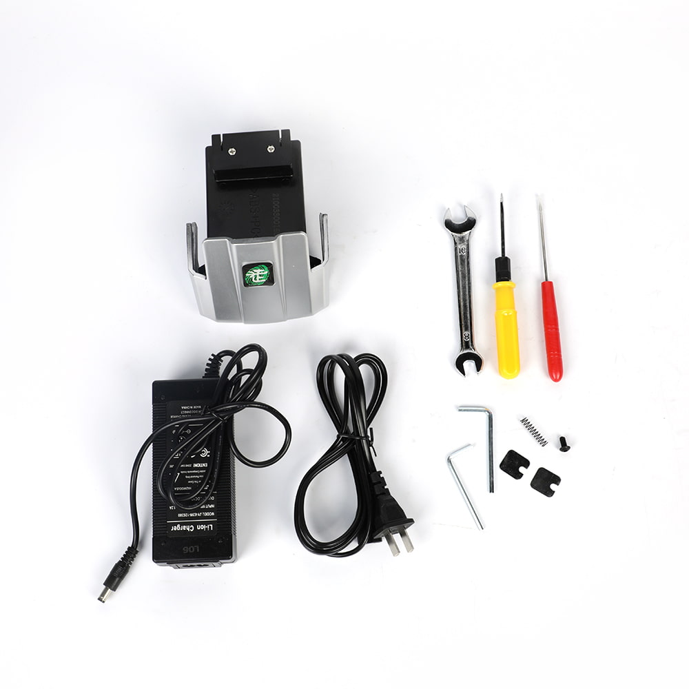 Reggiatrice elettrica portatile in PET ad accumulo