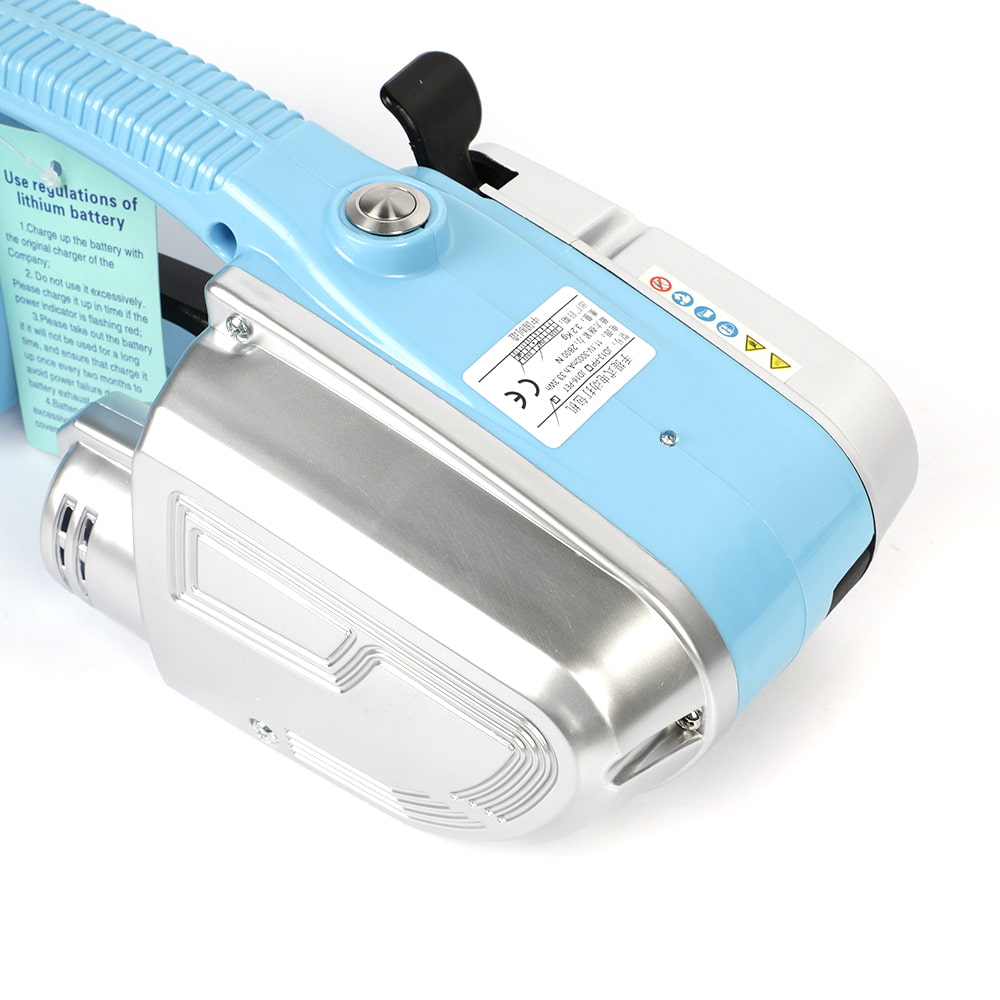 Reggiatrice elettrica portatile in PET ad accumulo